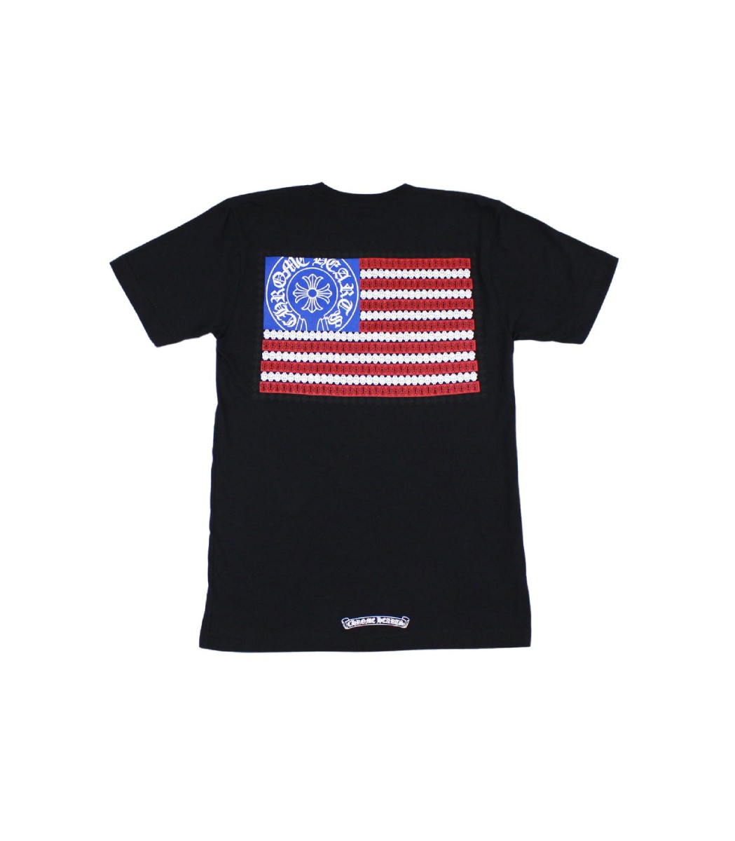 Chrome Hearts American Flag Dagger T-shirt – Black
