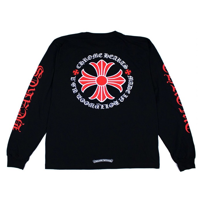 Chrome Hearts Made In Hollywood Plus Cross Long Sleeve – Black