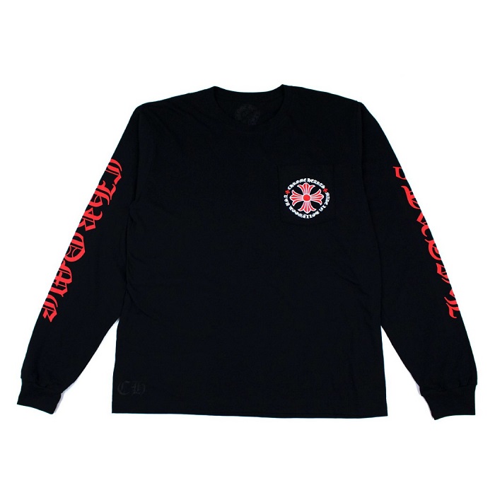 Chrome Hearts Made In Hollywood Plus Cross Long Sleeve – Black