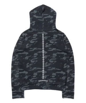 Chorme Hearts Horseshoe Camo Hood Zip Up