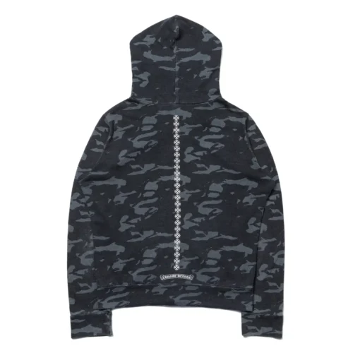 Chorme Hearts Horseshoe Camo Hood Zip Up