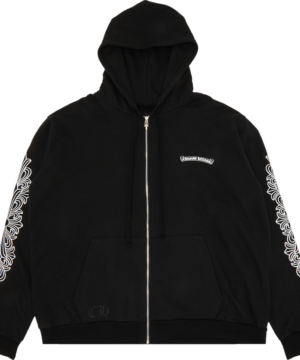 Chrome Hearts Aspen Excluisve Zip Up Hoodie – Black