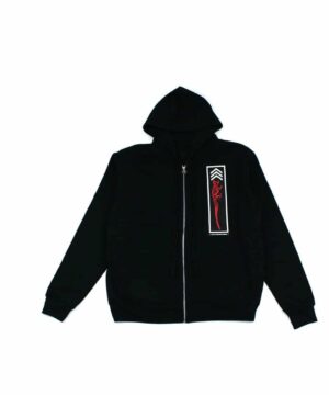 Chrome Hearts Foti Jarvis Block Zip Hoodie – Black