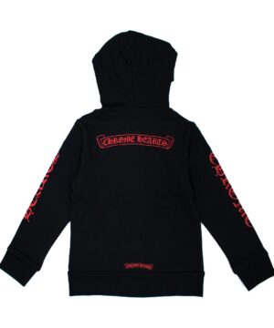 Chrome Hearts Kids Scroll Logo Hoodie