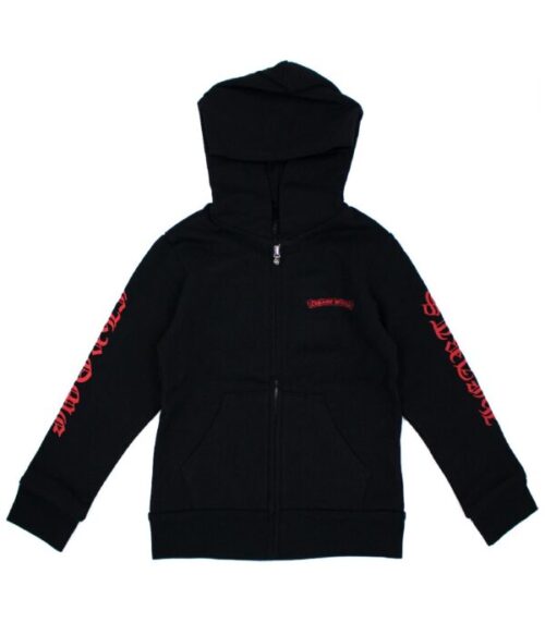 Chrome Hearts Kids Scroll Logo Hoodie