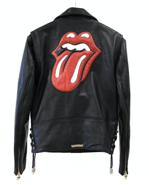 Chrome Hearts Lip and Tongue JJ Dean Biker Jacket