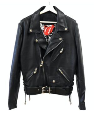 Chrome Hearts Lip and Tongue JJ Dean Biker Jacket