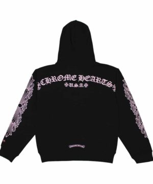 Chrome Hearts Matty Boy Shoulder Logo Hoodie -Black