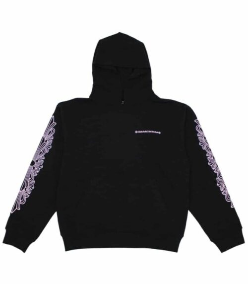 Chrome Hearts Matty Boy Shoulder Logo Hoodie -Black