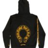 Chrome Hearts Yellow Hoodie – Black