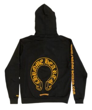 Chrome Hearts Yellow Hoodie – Black