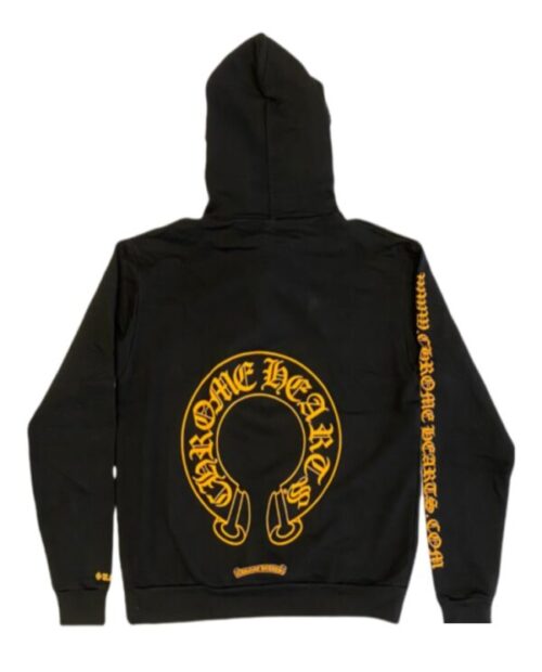 Chrome Hearts Yellow Hoodie – Black