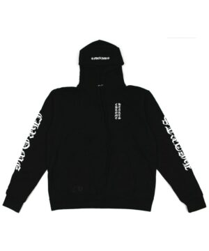 Chrome Hearts Vertical Logo FU Hood Hoodie