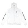 Chrome Hearts Vertical Logo FU Hood Zip Up Hoodie