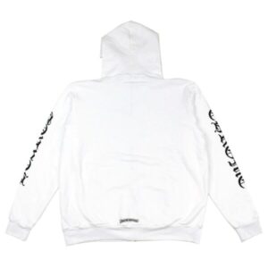 Chrome Hearts Vertical Logo FU Hood Zip Up Hoodie