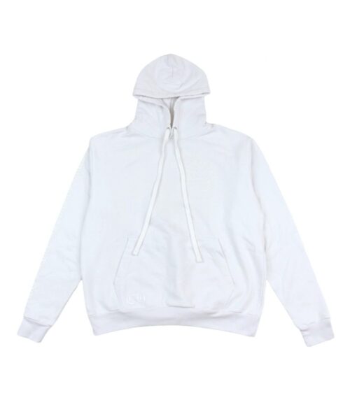 Chrome Hearts White Glow in the Dark Horseshoe Hoodie