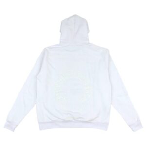 Chrome Hearts White Glow in the Dark Horseshoe Hoodie