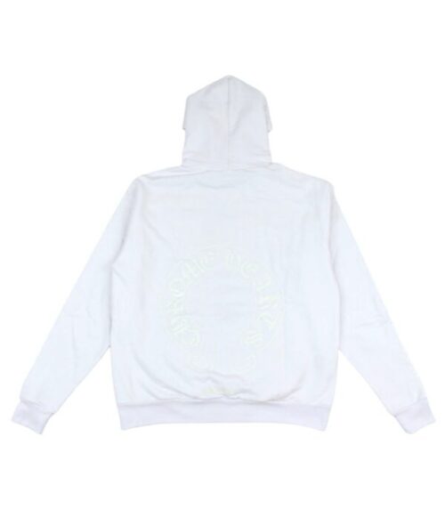 Chrome Hearts White Glow in the Dark Horseshoe Hoodie