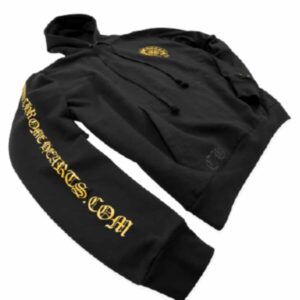 Chrome Hearts Yellow Hoodie – Black