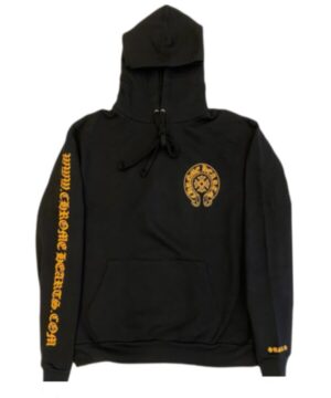 Chrome Hearts Yellow Hoodie – Black