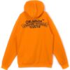 Off-White x Chrome Hearts 2018 Orange Hoodie