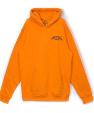 Off-White x Chrome Hearts 2018 Orange Hoodie