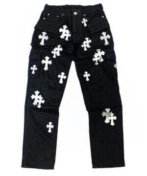 Chrome Hearts Black Cross Pant