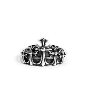 Chrome Hearts Cross Crown Ring