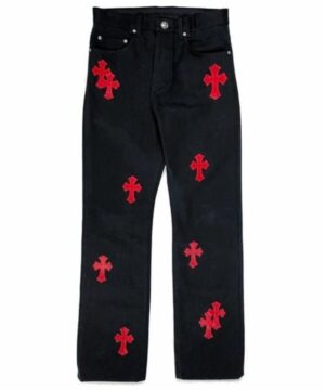 Chrome Hearts Levi’s Red Cross Patch Jeans – Black