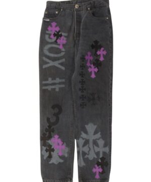 Chrome Hearts Online Exclusive Levi’s Cross Patch Stencil Jeans